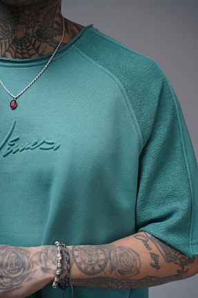 تیشرت سبز مردانه Relaxed king brich - کد 906134338