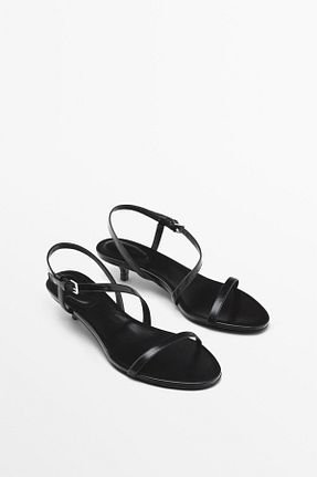 کفش مجلسی مشکی زنانه چرم خالص Massimo Dutti - کد 906185478