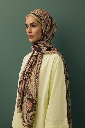 شال رنگی زنانه ابریشم Qef - کد 917840188