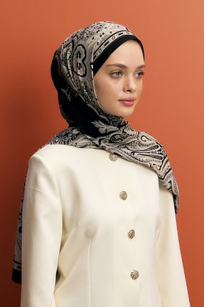 شال رنگی زنانه ابریشم Qef - کد 917836592