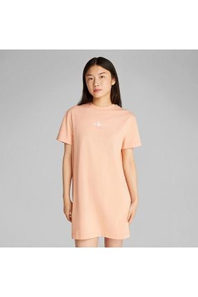 لباس صورتی زنانه بافت Calvin Klein - کد 906191050