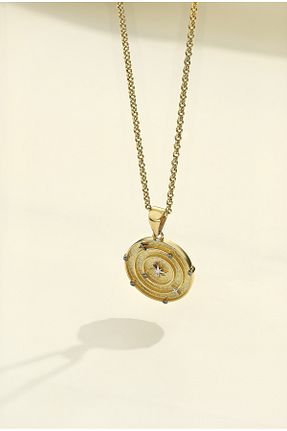 گردنبند طلا زرد زنانه 14 عیار Cenova Jewelry - کد 906195162