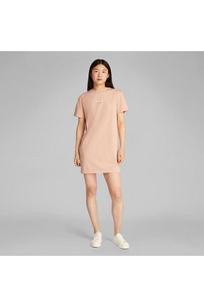 لباس صورتی زنانه بافت Calvin Klein - کد 906191050