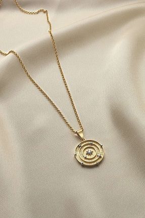 گردنبند طلا زرد زنانه 14 عیار Cenova Jewelry - کد 906195162