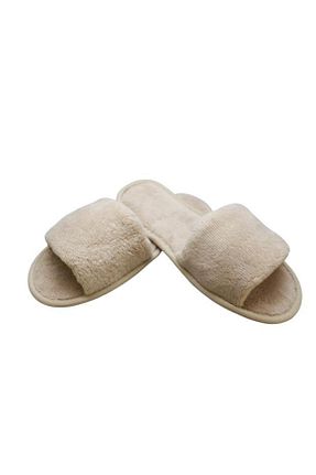 دمپائی خانگی بژ زنانه پارچه ای Ender Home - کد 649483328