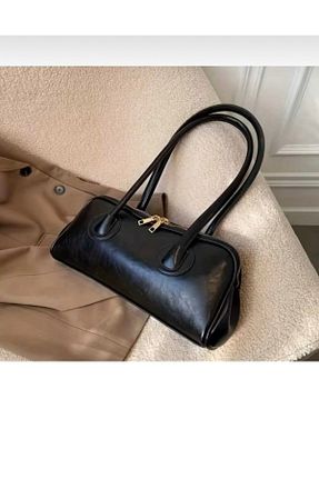 کیف دوشی مشکی زنانه چرم مصنوعی Butik - کد 879953408