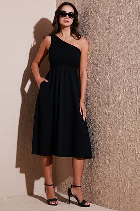 لباس مشکی زنانه بافتنی Lela - کد 906203498