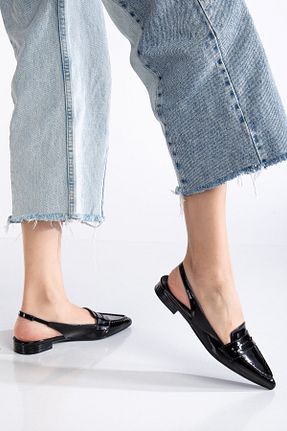 بابت مشکی زنانه چرم لاکی MS SUGAR SHOES - کد 906206606
