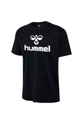 تیشرت مشکی مردانه یقه ایستاده hummel - کد 828219900