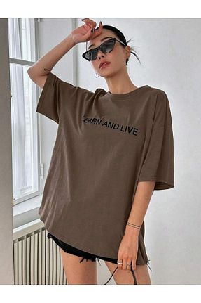 تیشرت قهوه ای زنانه MODERNİZE - کد 906215865