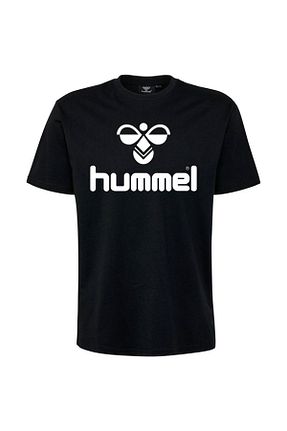 تیشرت مشکی مردانه یقه ایستاده hummel - کد 828219900