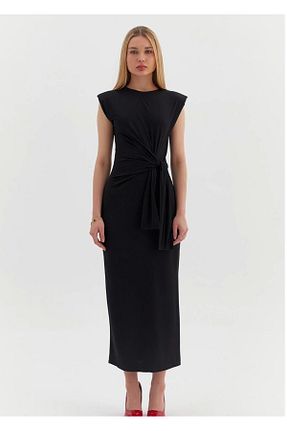 لباس مشکی زنانه بافتنی Kinzi - کد 906242562