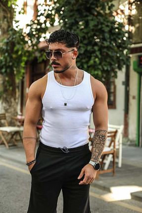 تیشرت سفید مردانه گشاد OUTFİT MAN - کد 330011280