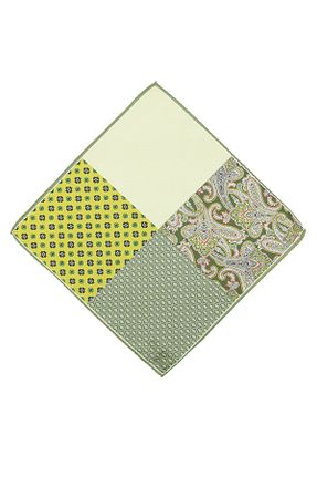 دستمال جیبی سبز مردانه Kiğılı - کد 784571463
