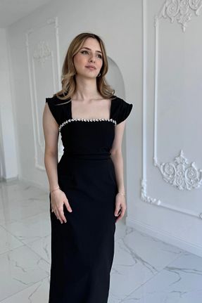 لباس مشکی زنانه بافتنی HELİS BUTİK - کد 906306375