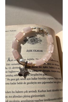 دستبند جواهر رنگی زنانه سنگ طبیعی Doğaltaş Masalları - کد 906303819