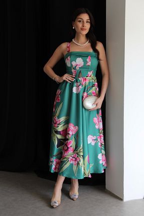 لباس سبز زنانه بافتنی Julidress - کد 903933096