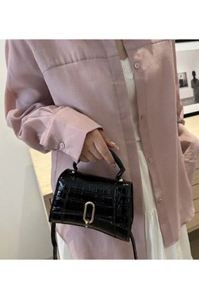 کیف دستی مشکی زنانه چرم مصنوعی ARONA - کد 906316513