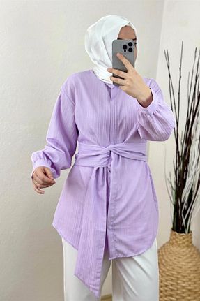 پیراهن حجاب رنگی زنانه رگولار HİFADEN - کد 906314189