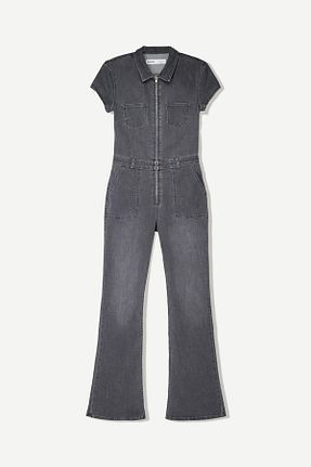 سرهمی طوسی زنانه آستین کوتاه Bershka - کد 906316709