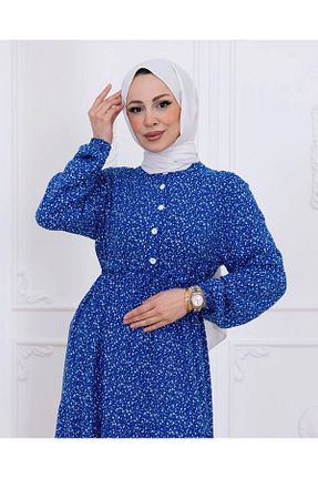 لباس حجاب آبی زنانه رگولار MSK Fashion - کد 899048673
