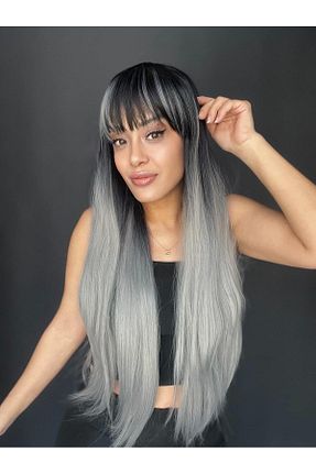 کلاه گیس طوسی زنانه Suzan Peruk - کد 906355748