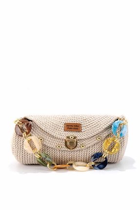 کیف پستچی بژ زنانه Bambi - کد 708941570