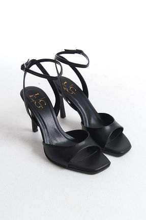 کفش پاشنه بلند کلاسیک مشکی زنانه چرم مصنوعی Liza Shoes - کد 906370124