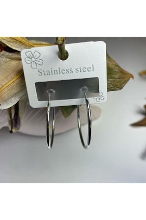 گوشواره استیل (فولاد) طوسی زنانه استیل (فولاد) SWEATEE - کد 906370137