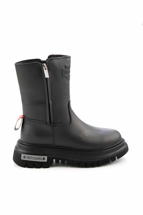 بوت / نیم بوت مشکی زنانه چرم خالص Harley Davidson - کد 338557925