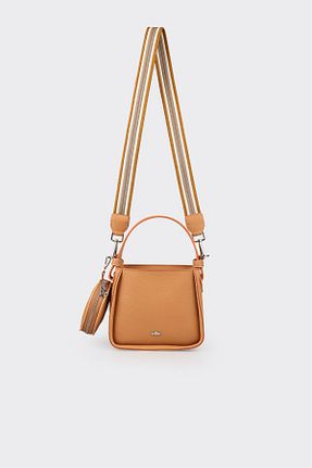 کیف دستی قهوه ای زنانه پارچه ای Elle - کد 906384377