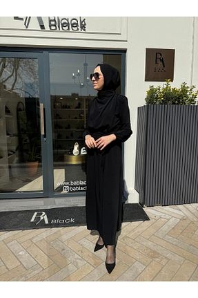 لباس حجاب مشکی زنانه رگولار TERZİ DÜKKANI - کد 906411302