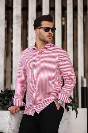 پیراهن قرمز مردانه رگولار VİP LOKAL - کد 906426340
