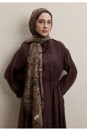 شال قهوه ای زنانه پلی استر Fresh - کد 906419385