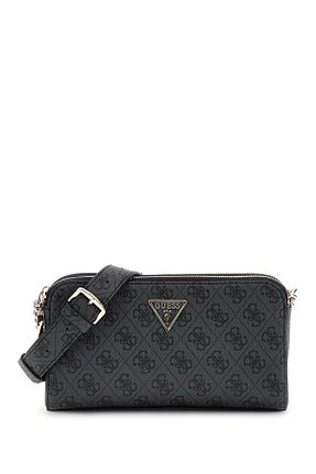 کیف پستچی طوسی زنانه Guess - کد 844925342