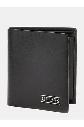 کیف پول مشکی مردانه ابعاد بزرگ Guess - کد 881452357