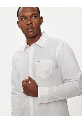 پیراهن سفید مردانه اسلیم فیت Guess - کد 852979098