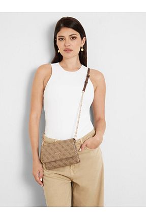 کیف دستی بژ زنانه سایز متوسط Guess - کد 844881232