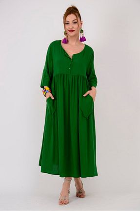 لباس سبز بافتنی Park Moda - کد 906430980