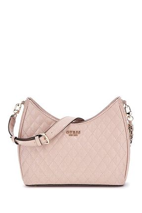 کیف دوشی بژ زنانه پلی اورتان Guess - کد 843760347