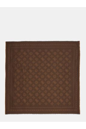 شال بژ زنانه پلی استر Guess - کد 849154582