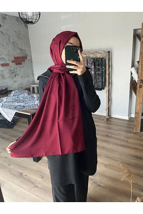 شال زرشکی زنانه جاز Merwiss - کد 906427941