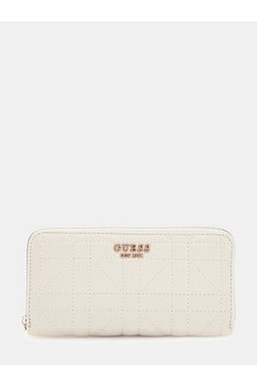 کیف پول قهوه ای زنانه ابعاد بزرگ Guess - کد 857945492