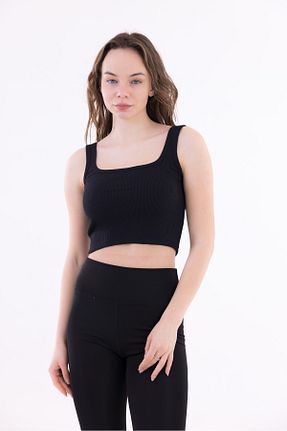 بلوز مشکی زنانه ساده KHAB PREMİUM - کد 906432321