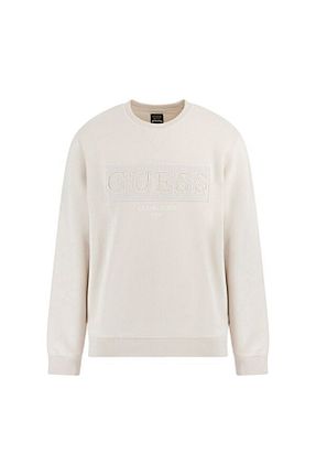 سوئیشرت قهوه ای مردانه طرح دار Guess - کد 905771420