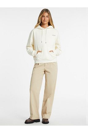 سوئیشرت سفید زنانه طرح دار Guess - کد 877409201