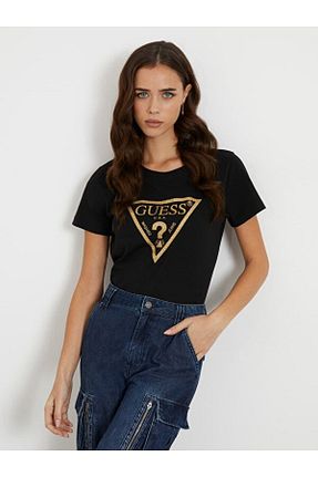 تیشرت مشکی زنانه رگولار Guess - کد 803836904