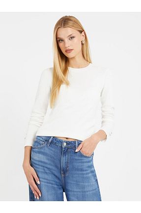 پلیور بژ زنانه طرح دار Guess - کد 322918993