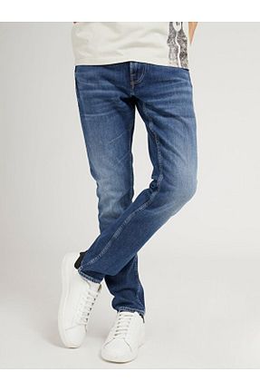 شلوار جین آبی مردانه پاچه تنگ Guess - کد 362255655