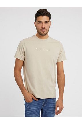 تیشرت بژ مردانه رگولار Guess - کد 684167364